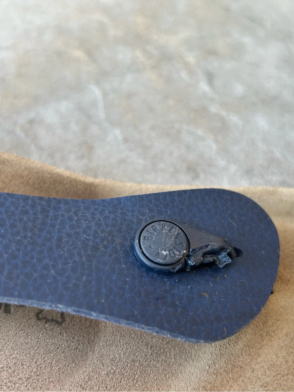 Birken Stock Men Blue Thong Sandals (READ DESCRIPTION)